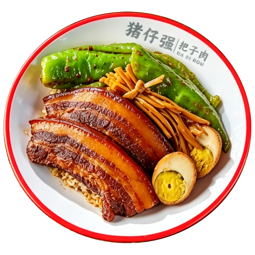 猪仔强炒饭