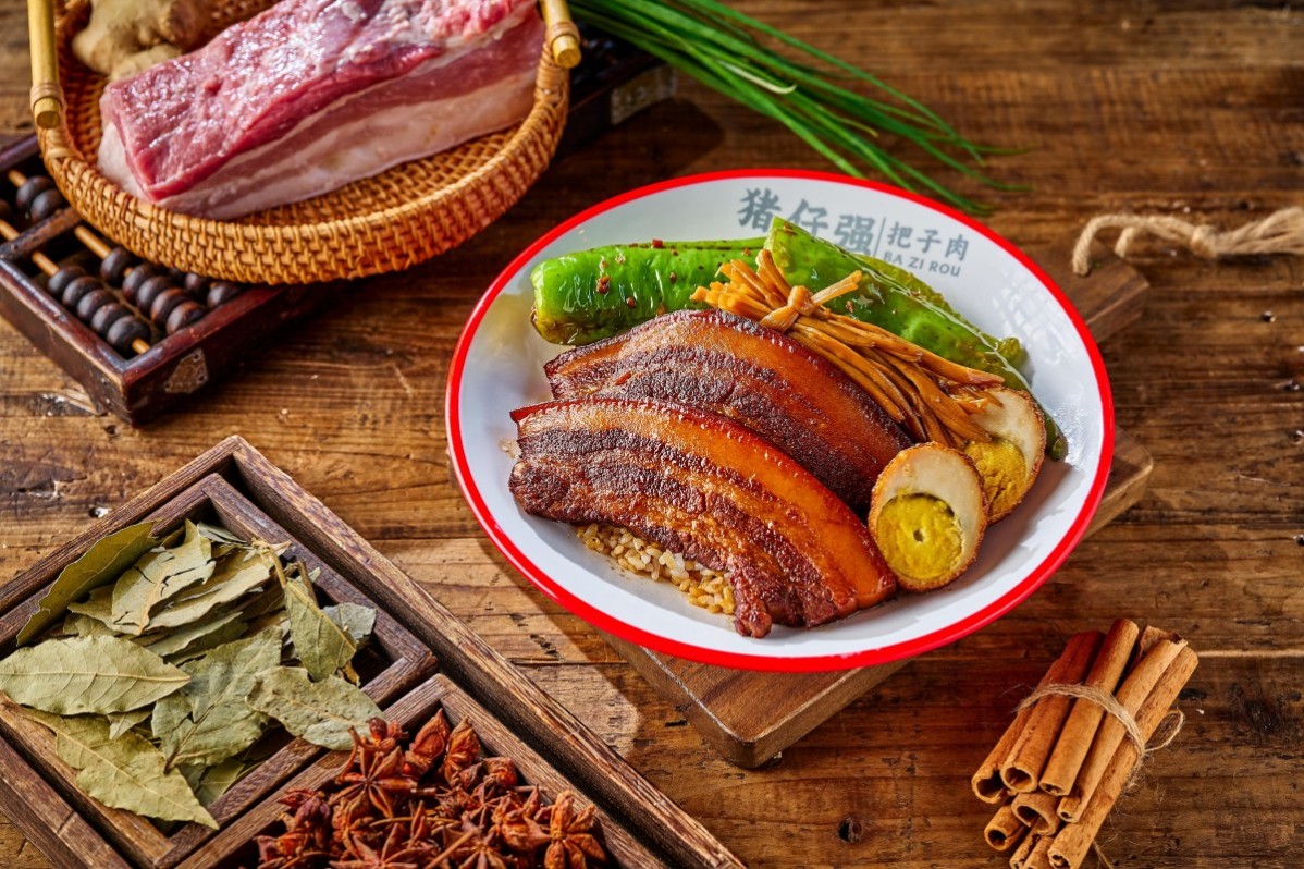 红烧肥肠蛋炒饭