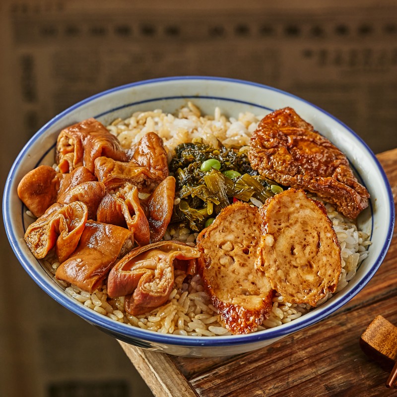 红烧肥肠蛋炒饭